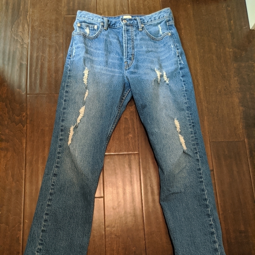 Gap high waisted mom jeans